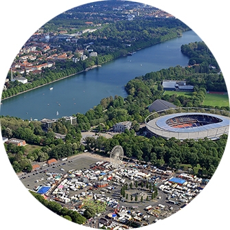 Luftaufnahme von Hannover